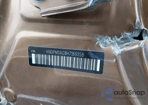 2017 Kia Sportage Lx z USA, uszkodzony, nr VIN KNDPM3AC8H7169358